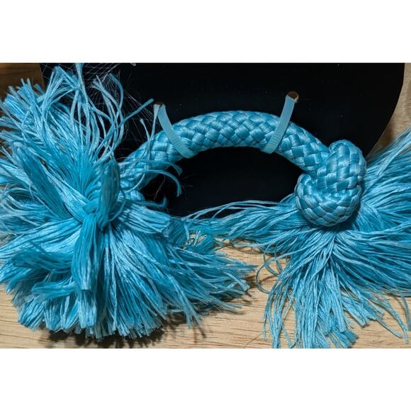 Playology Dri-Tech Rope, Peanut Butter Scented Blue Dog Toy for Small Dogs - Picture 5 of 6